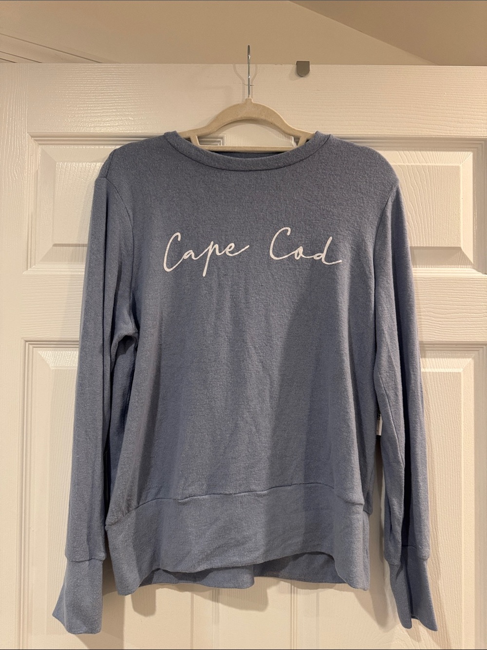 Crewneck 'Cape Cod' Pullover Sweatshirt - Light Blue